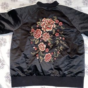 Embroidered Bomber Jacket